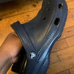 Navy blue crocs SIZE 8 in MEN , SIZE 10 in WOMEN